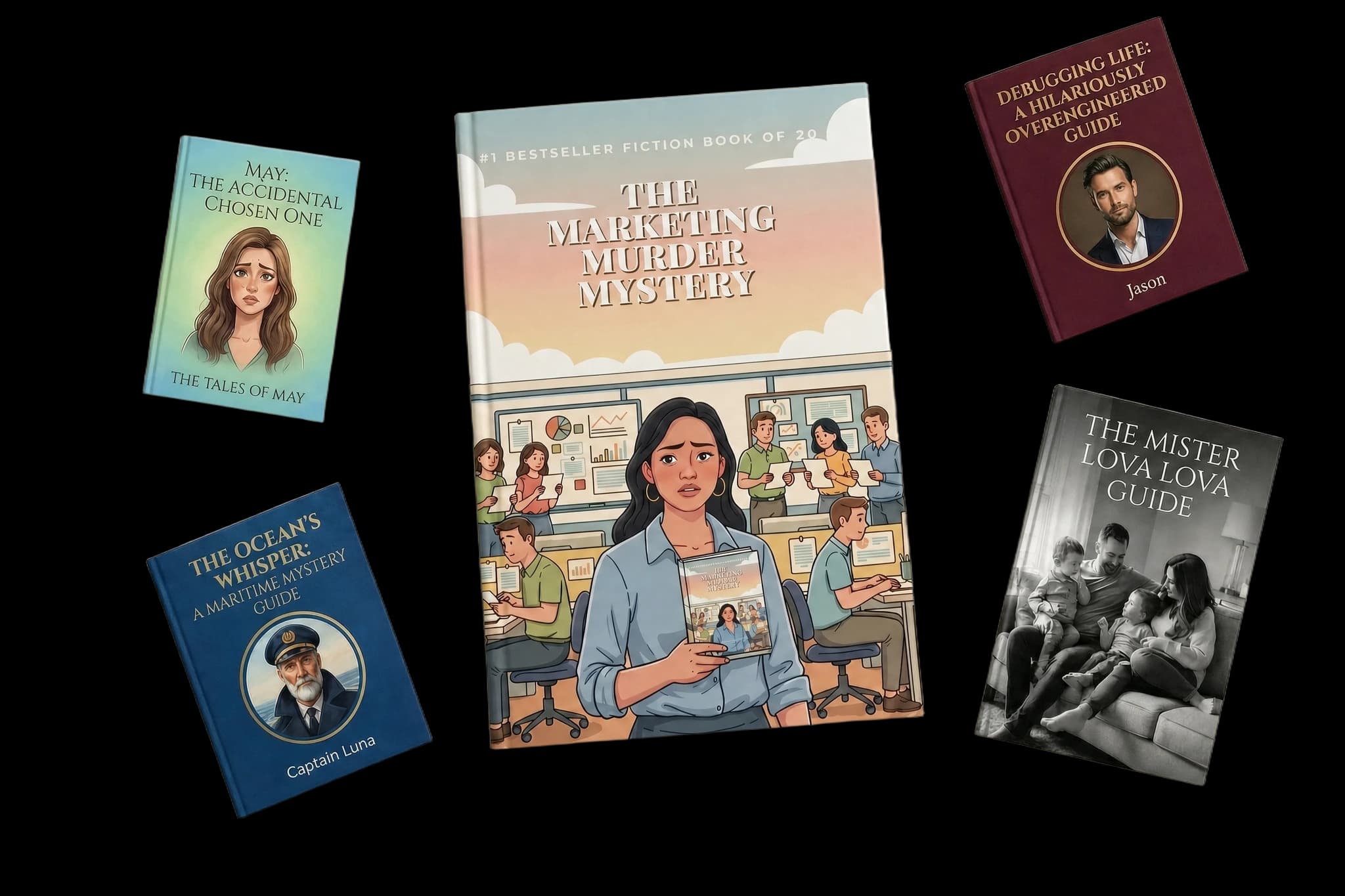 Personalized fiction and non-fiction books - custom printed hardcover and paperback gifts